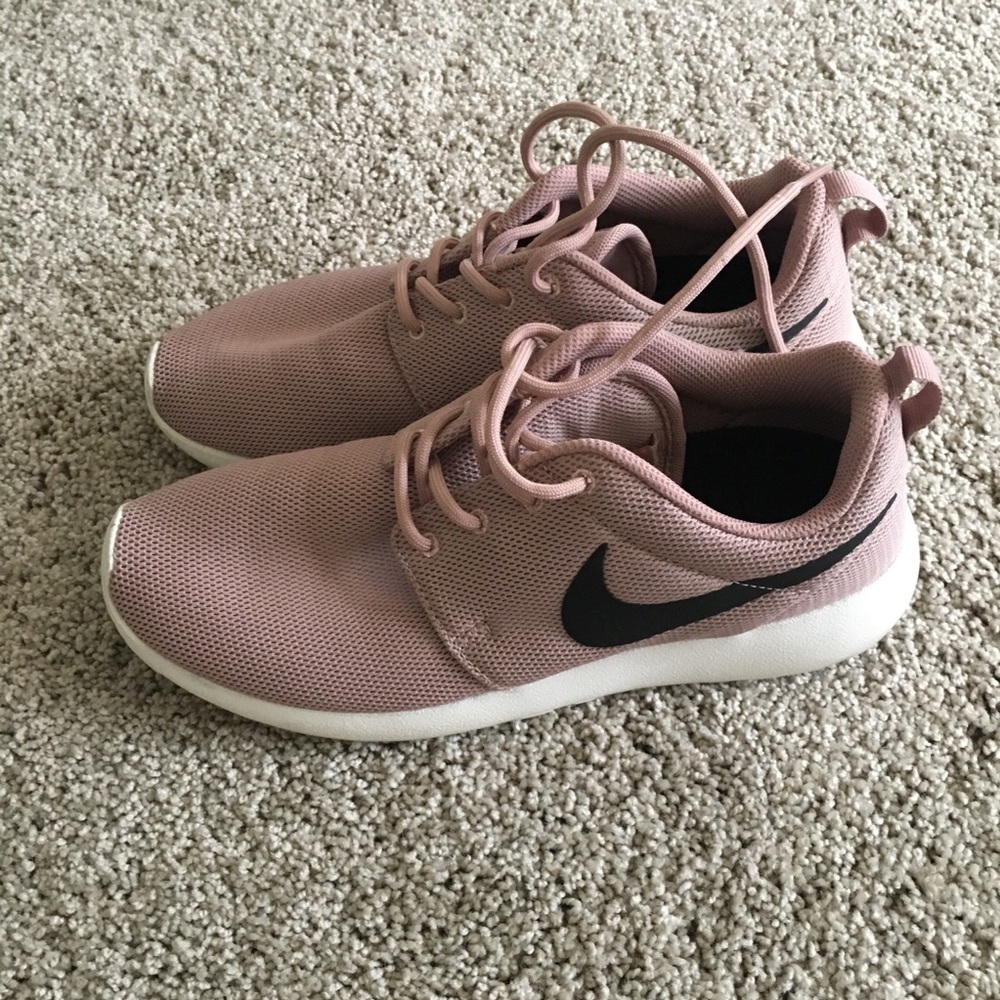 Mauve Nike shoes worn once